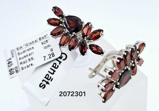 СЕРЕБРЯНЫЕ СЕРЬГИ  -60%