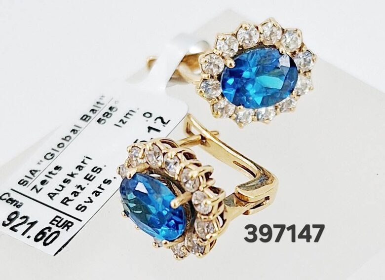 Золотые серьги -40%