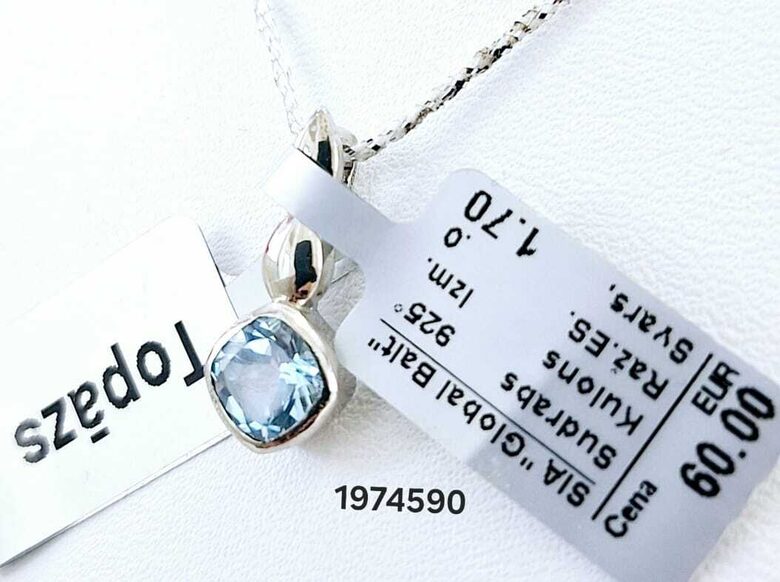 Серебряный кулон -60%