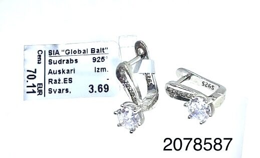 Sudraba auskari -60%
