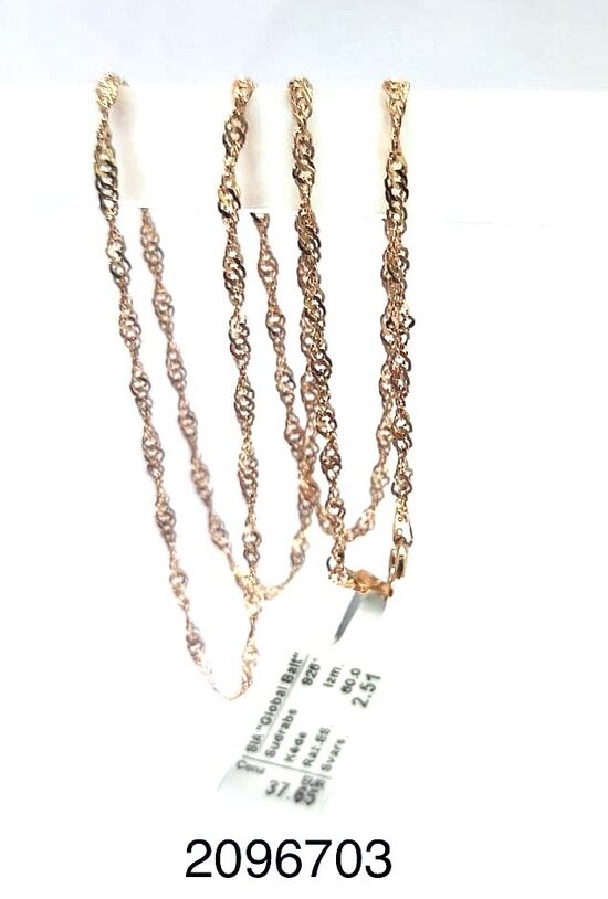 Sudraba ķēde 50 cm