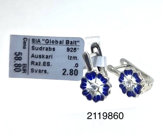 Sudraba auskari -60%