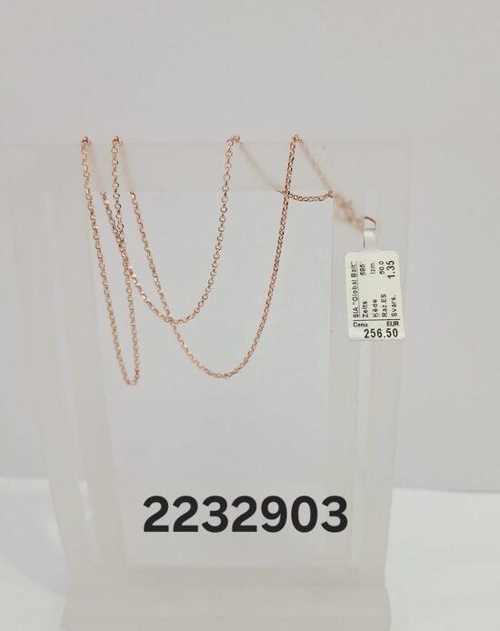 Zelta ķēde 50 cm -25%