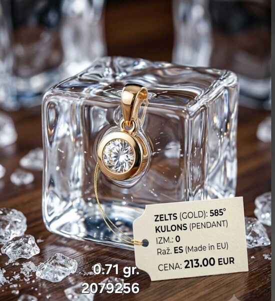 Zelta kulons ar cirkonu -40%
