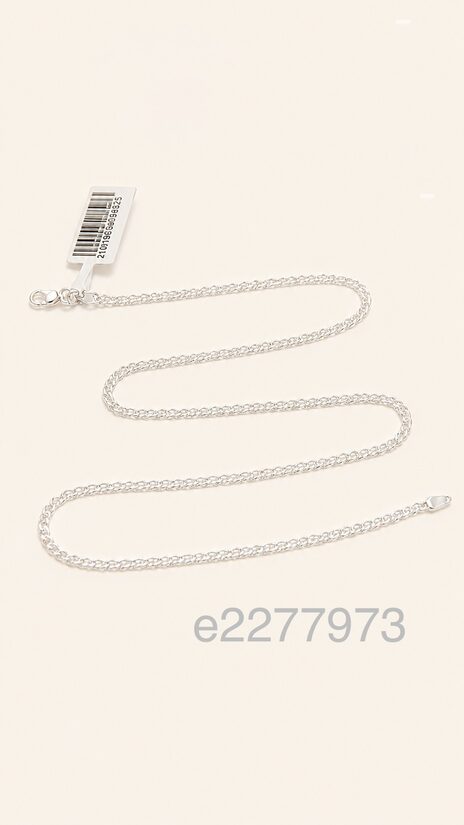 Sudraba ķēde 45,55 cm -65%
