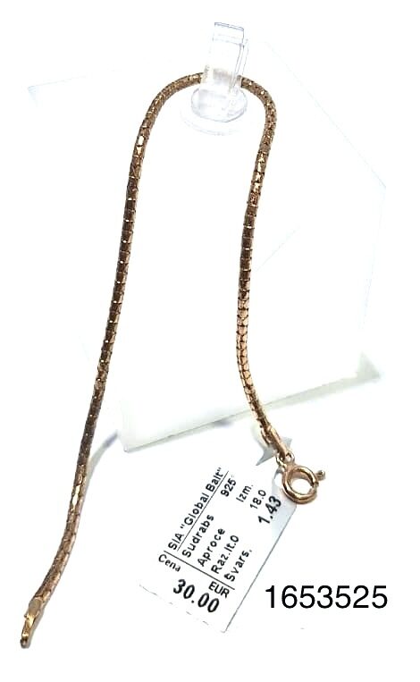 Sudraba aproce 18 cm apz.