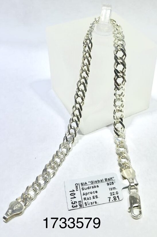 Sudraba aproce 22 cm