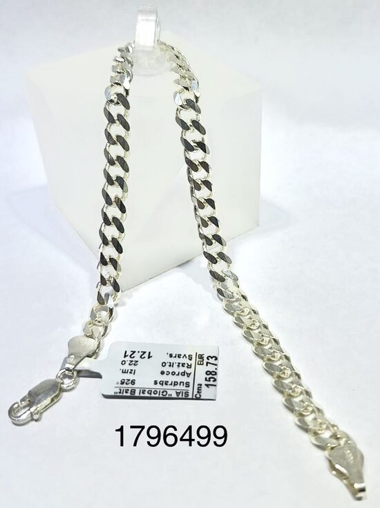 Sudraba aproce 22 cm