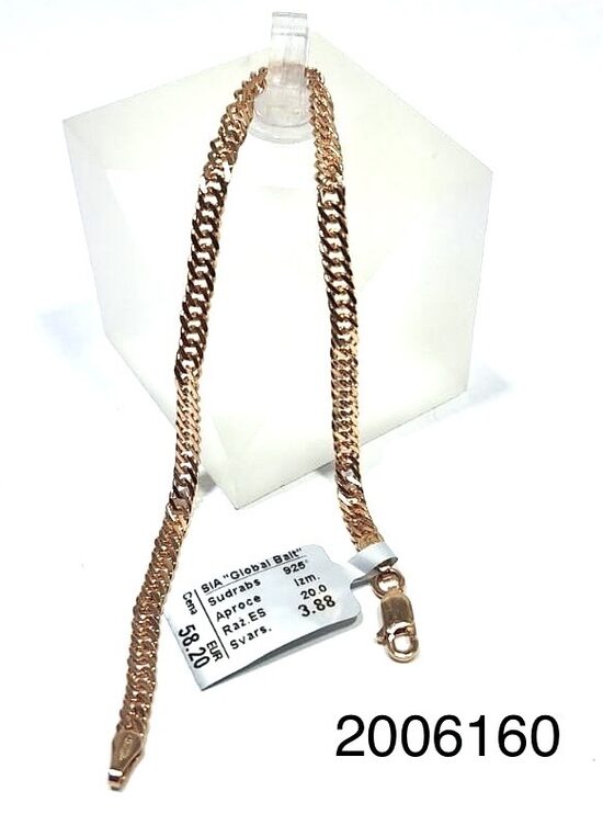 Sudraba aproce 20 cm apz.