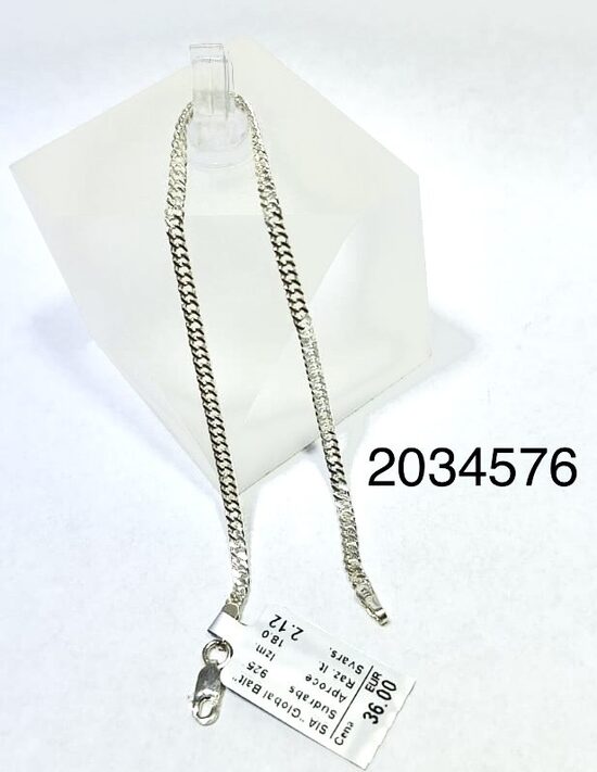 Sudraba aproce 18 cm