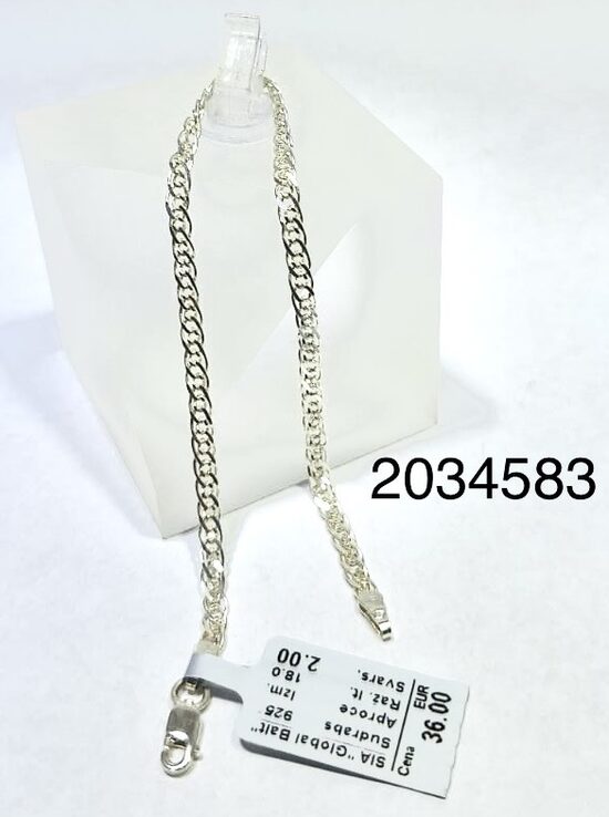 Sudraba aproce 18 cm