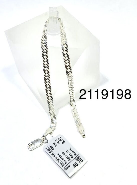 Sudraba aproce 18 cm