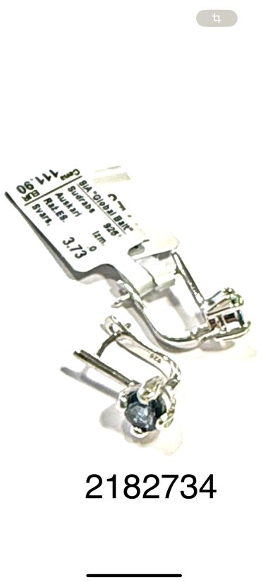 Sudraba auskari ar london topāziem