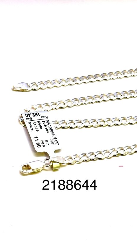 Sudraba ķēde 50 cm