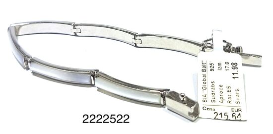 Sudraba aproce 17 cm