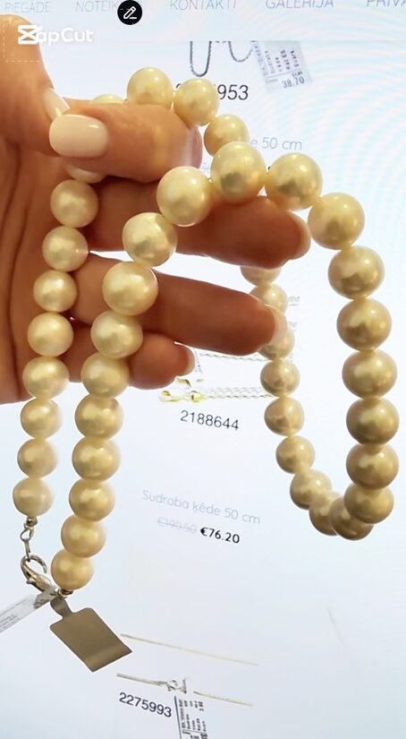 Kaklarota ar pērlēm -60%