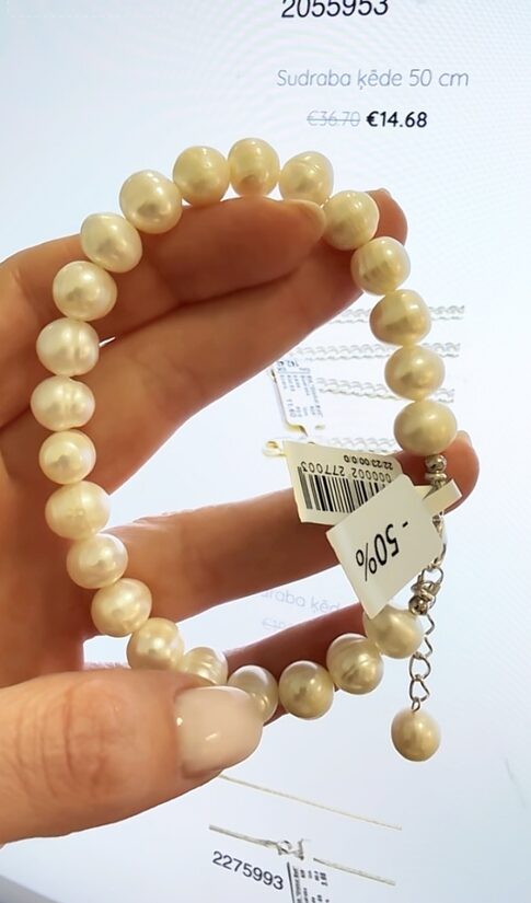 Aproce ar pērlēm -60%