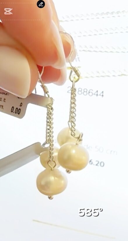 Auskari ar pērlēm -60%