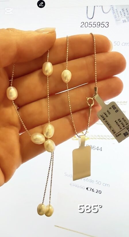 Kaklarota ar pērlēm -60%