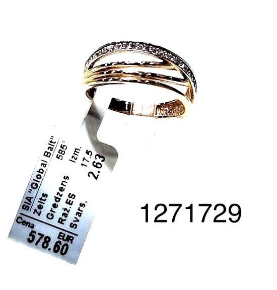 Zelta gredzens 17.5 izm -25%