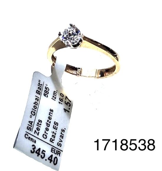 Zelta gredzens 16 izm -25%