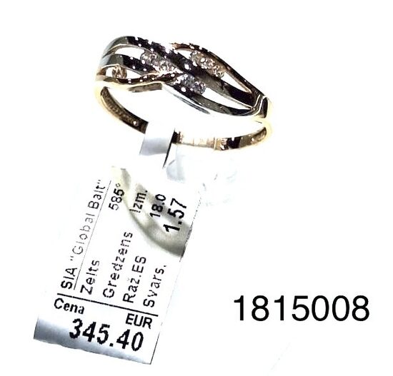 Zelta gredzens 18 izm -25%