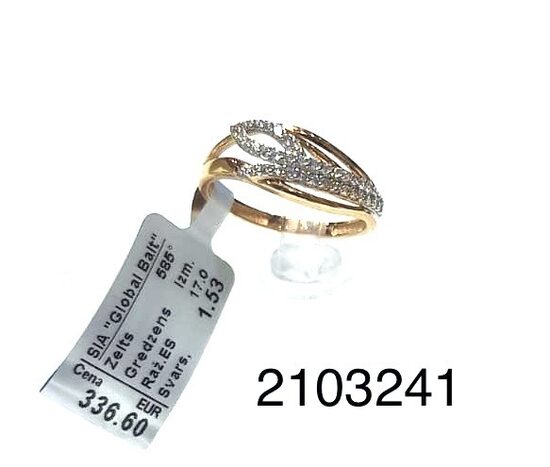 Zelta gredzens 17 izm -25%