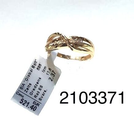 Zelta gredzens 17.5 izm -25%