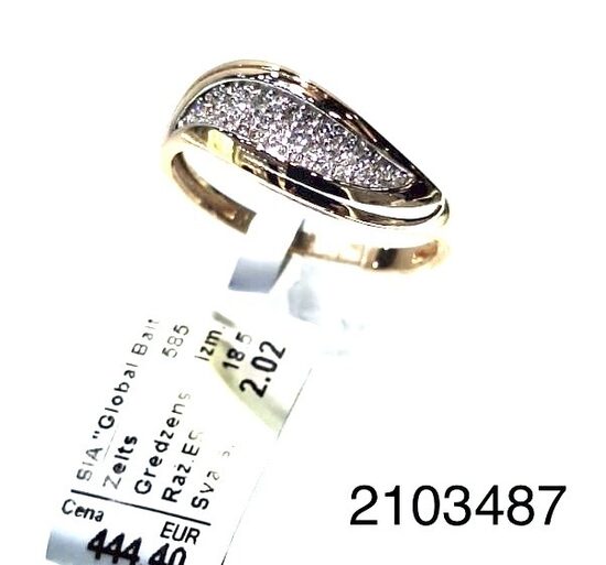 Zelta gredzens 18.5 izm -25%